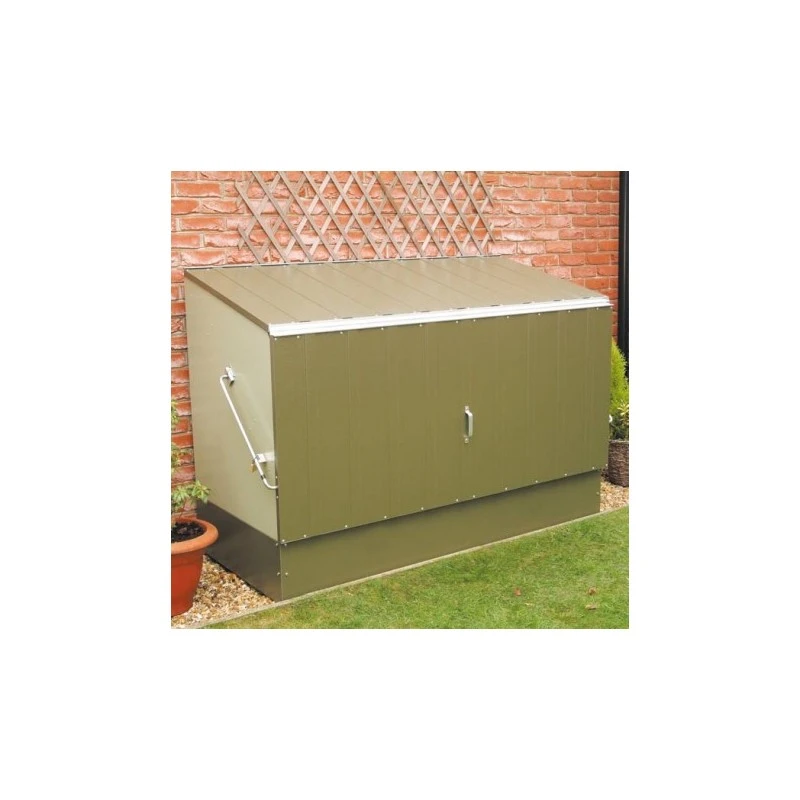 Abri à Vélos En Métal 1750L Vert 1,74m² + Kit D'ancrage TRIMETALS – Image 6