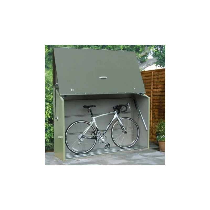 Abri à Vélos En Métal Sesame 1500L Vert 1,41m² TRIMETALS – Image 4