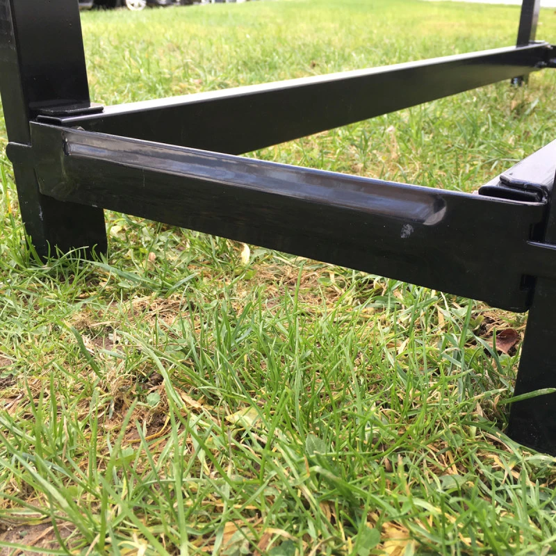 Abri Bûches En Acier Et Polyester 300D Capacité 1m³ Noir - ShelterLogic – Image 6