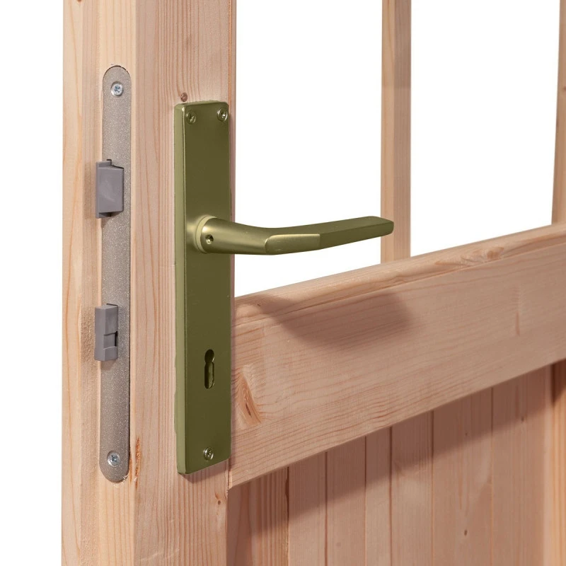 Abri De Jardin 11,49m² En Bois Massif 40mm Trittau 5 Avec Appentis 330cm Et Paroi Arrière – Karibu – Image 6