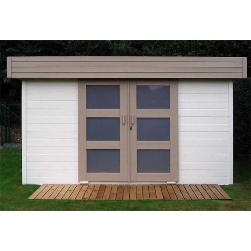 Abri De Jardin 12,07m² Malmo En Bois Massif 28mm SOLID – Image 2