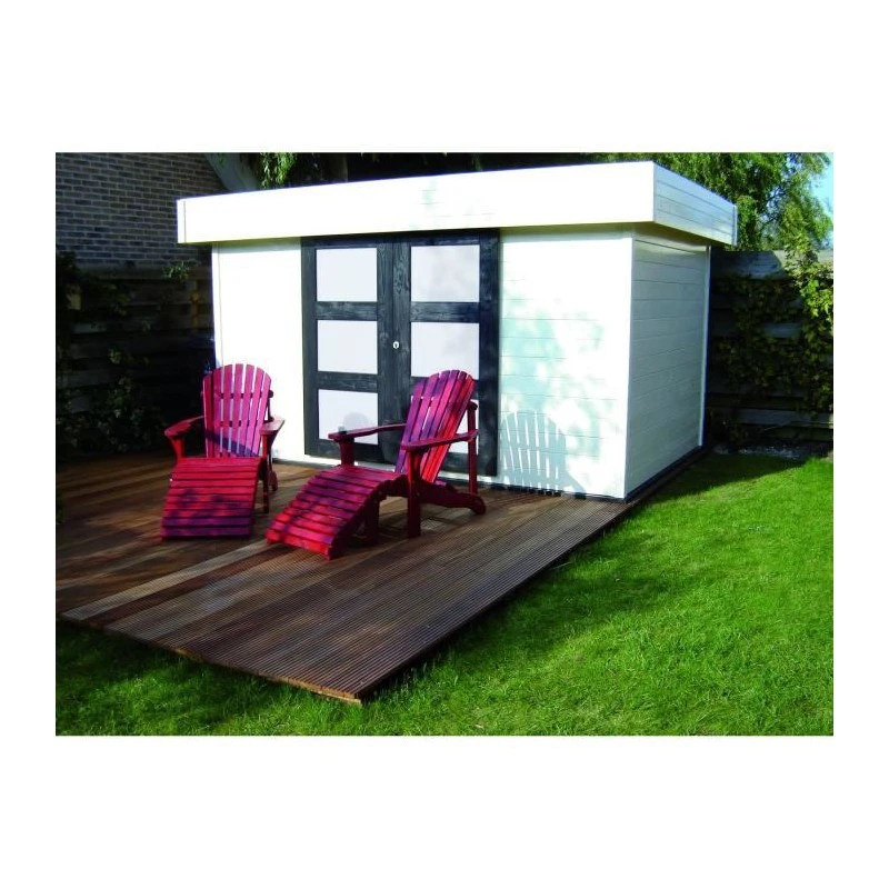 Abri De Jardin 12,07m² Malmo En Bois Massif 28mm SOLID