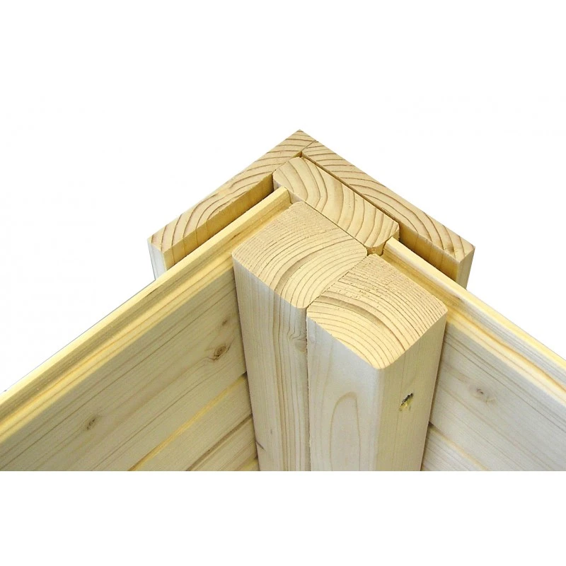 Abri De Jardin 4,31m² Skur 4 + Plancher Traité Peint Gris Baltic – Image 5