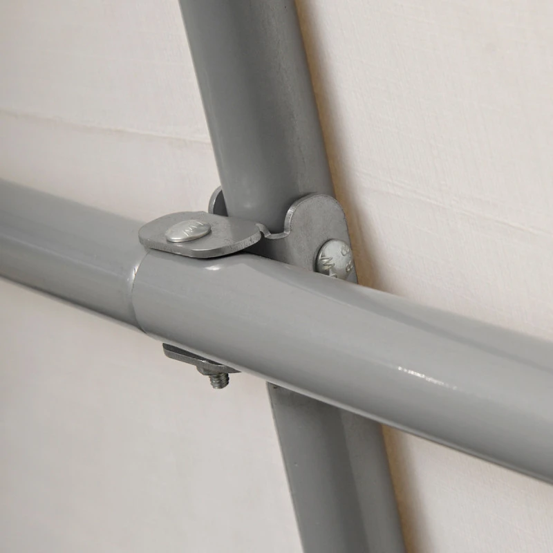 Abri De Jardin Démontable 5,4m² En Acier Et Polyéthylène Gris – Shelter Logic – Image 3