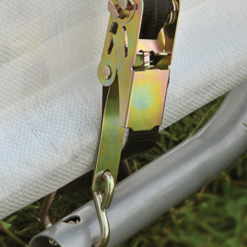 Abri De Jardin Démontable 5,4m² En Acier Et Polyéthylène Gris – Shelter Logic – Image 6