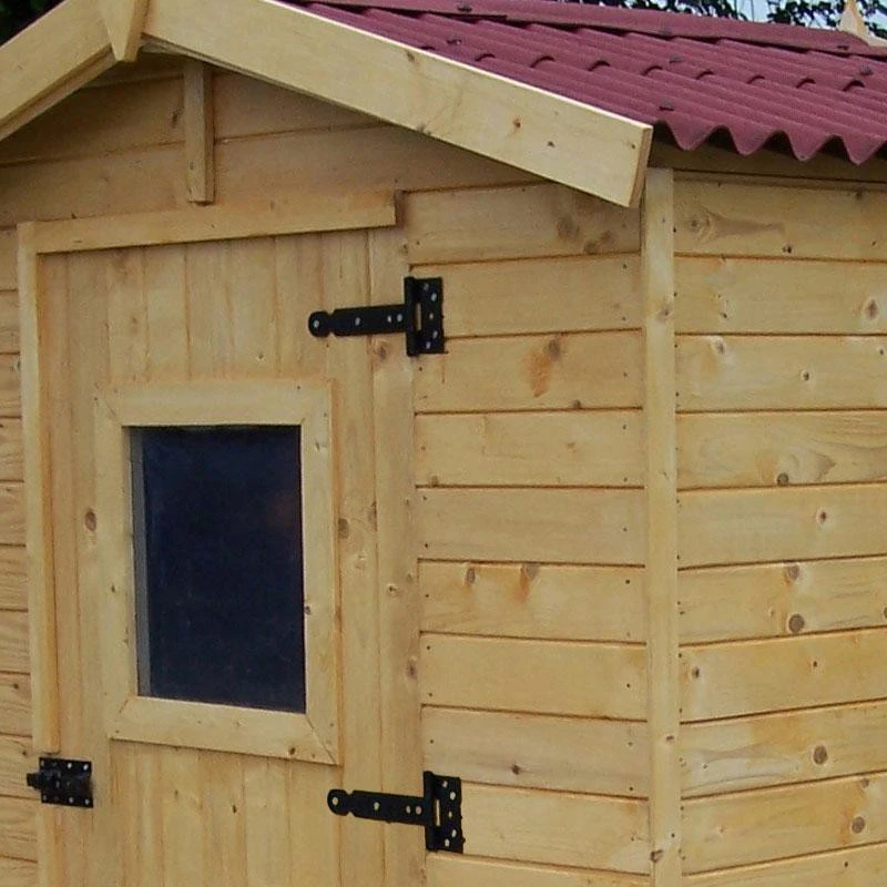 Abri De Jardin En Bois 2,56m² - Panneaux 16mm + Plancher – Image 4