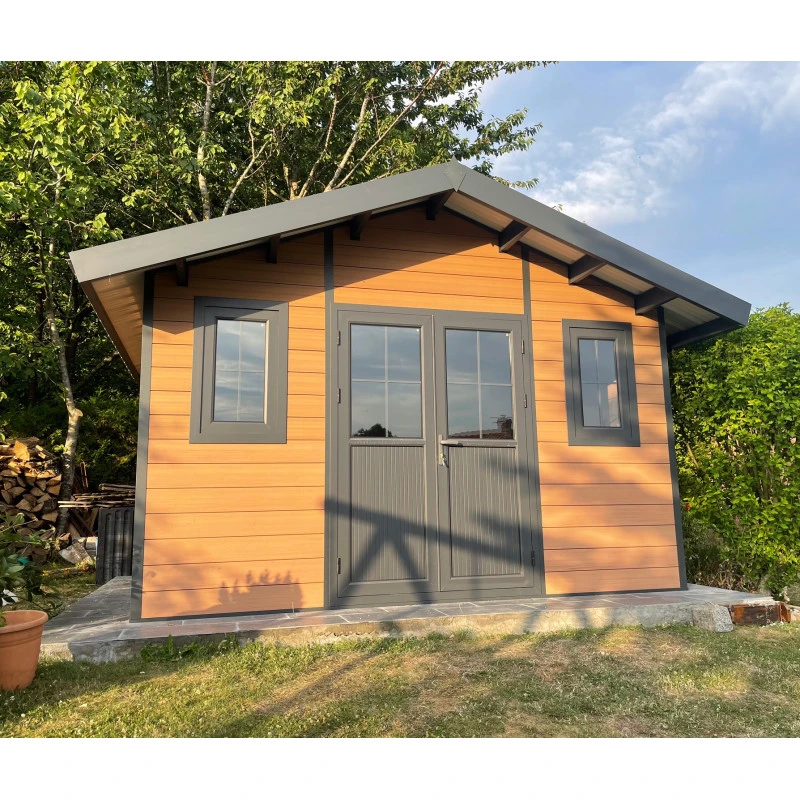 Abri De Jardin En Bois Composite 28mm Aspect Bois 10,71m² PREMIUM - Woodlife Garden – Image 4