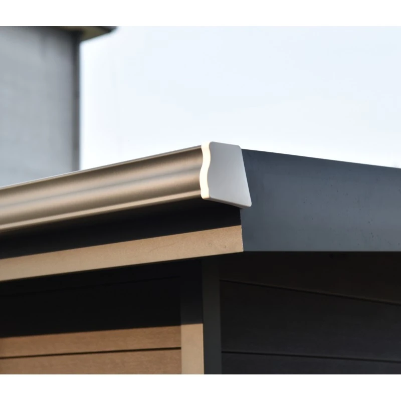 Abri De Jardin En Bois Composite 28mm Aspect Bois 19,22m² PREMIUM - Woodlife Garden – Image 5