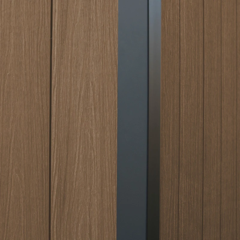 Abri De Jardin En Bois Composite 28mm Aspect Bois 5,28m² WINSTON Skylight - Woodlife Garden – Image 6