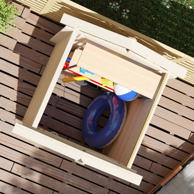 Abri De Jardin En Bois Massif 2,2m² HURON – Madriers 19mm – Forest Style – Image 5