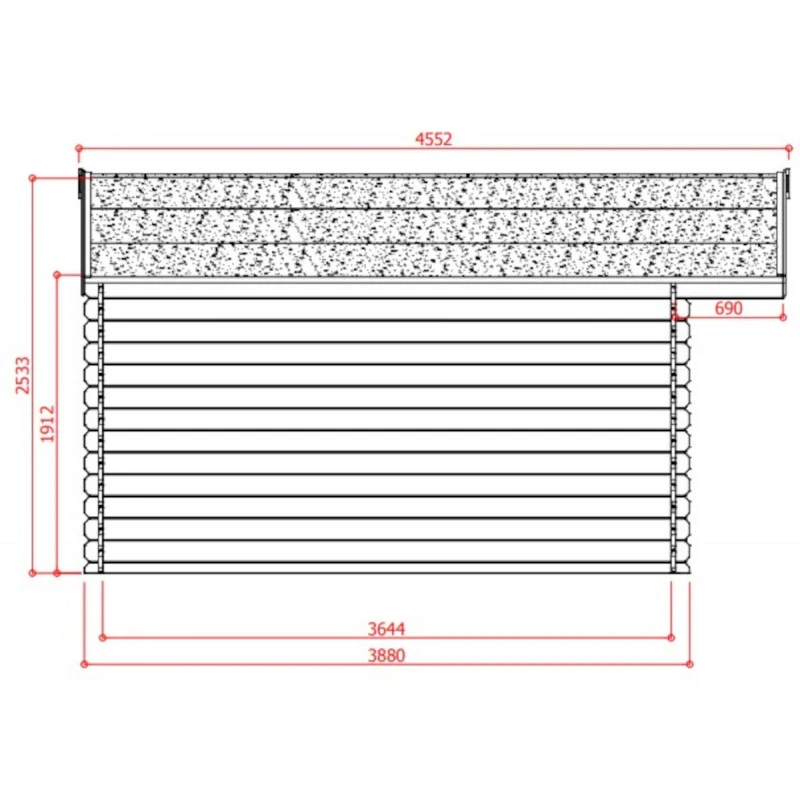Abri De Jardin En Bois Massif 28mm ZÜRICH Avec Double Porte 19,71m² - SOLID – Image 4
