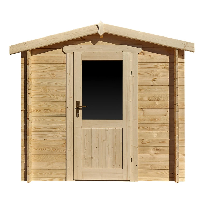 Abri De Jardin En Bois Massif 4m² PRIMO - Madriers 28mm Gardy Shelter – Image 2