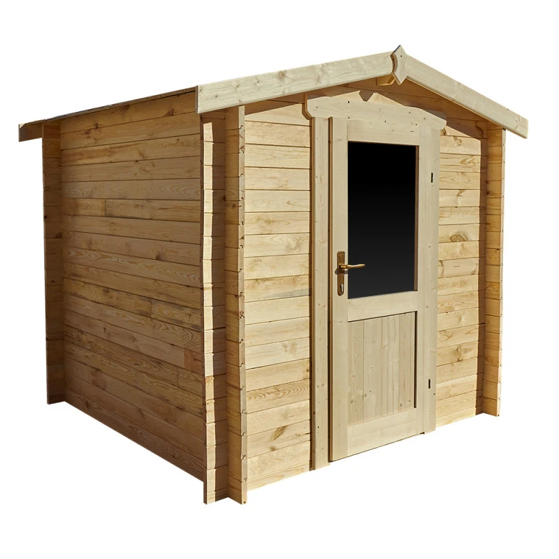 Abri De Jardin En Bois Massif 4m² PRIMO - Madriers 28mm Gardy Shelter – Image 3