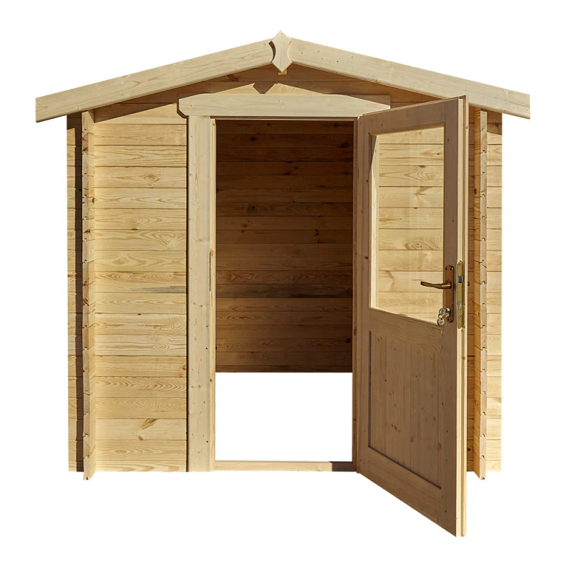 Abri De Jardin En Bois Massif 4m² PRIMO - Madriers 28mm Gardy Shelter – Image 6
