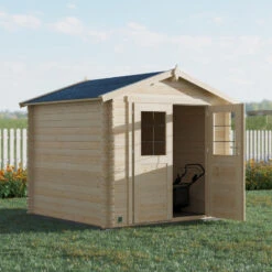 Abri De Jardin En Bois Massif 5,9m² JUNO – Madriers 19mm – Forest Style