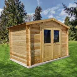 Abri De Jardin En Bois Massif 6m² PRIMO - Madriers 28mm Gardy Shelter