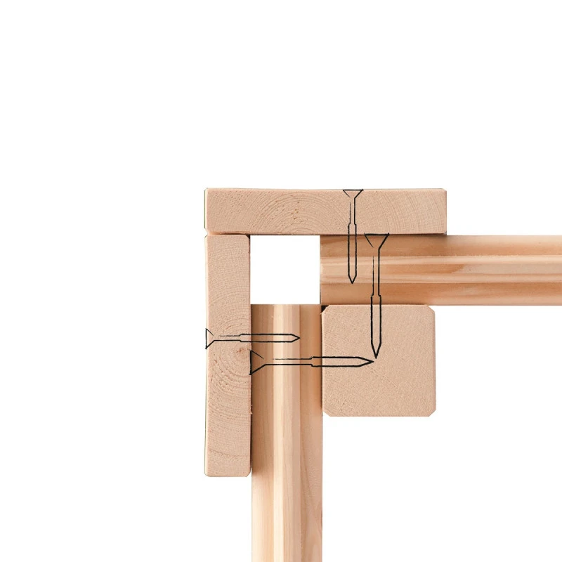 Abri De Jardin En Bois Massif 7,50m² Kastorf 6 Avec Appentis 320cm Et Paroi Arrière – Karibu – Image 6