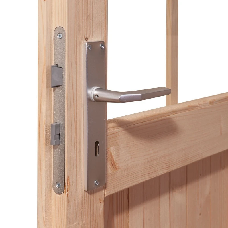 Abri De Jardin En Bois Massif Anthracite 8,82m² Bastrup 5 Avec Appentis 300cm Et Paroi Arrière – Karibu – Image 6