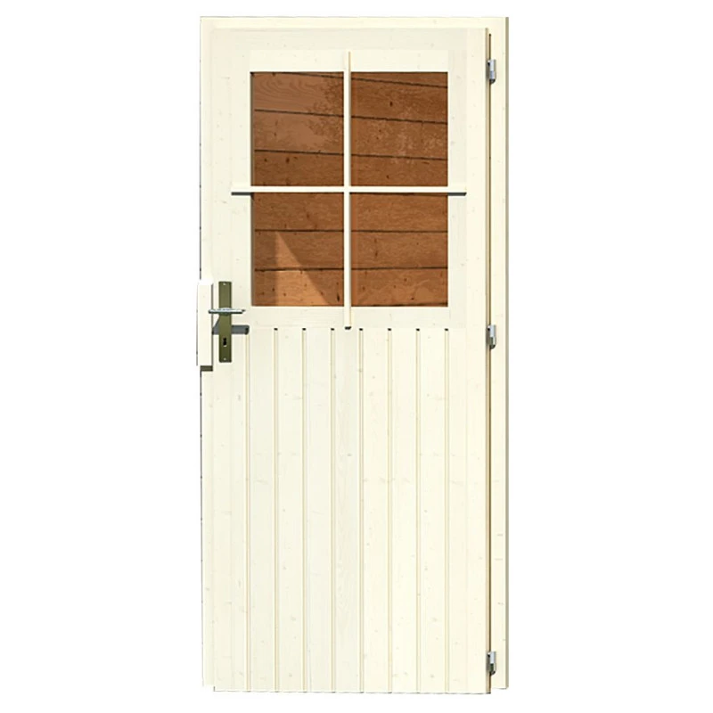 Abri De Jardin En Bois Massif Gris Terre 11,62m² Avec Cloison Intérieure Mattrup – Karibu – Image 6