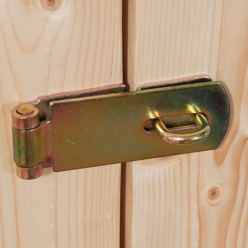 Abri De Jardin En Bois Massif Gris Terre 5,25m² Kerko 3 Avec Appentis 280cm Et Paroi Arrière – Karibu – Image 6