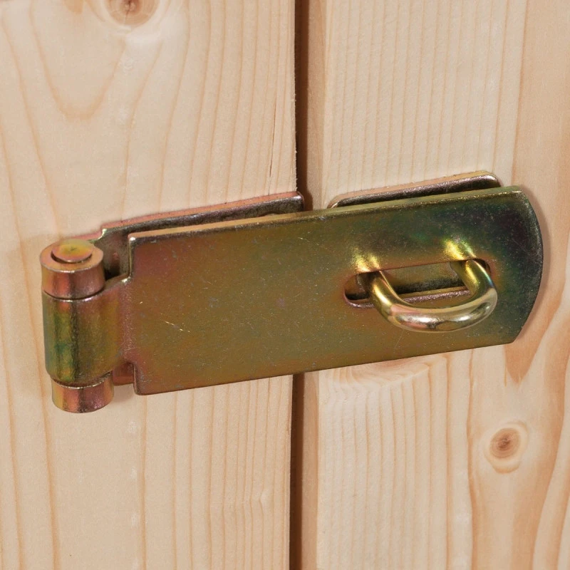 Abri De Jardin En Bois Massif Gris Terre 5,25m² Kerko 3 Avec Appentis 280cm – Karibu – Image 6