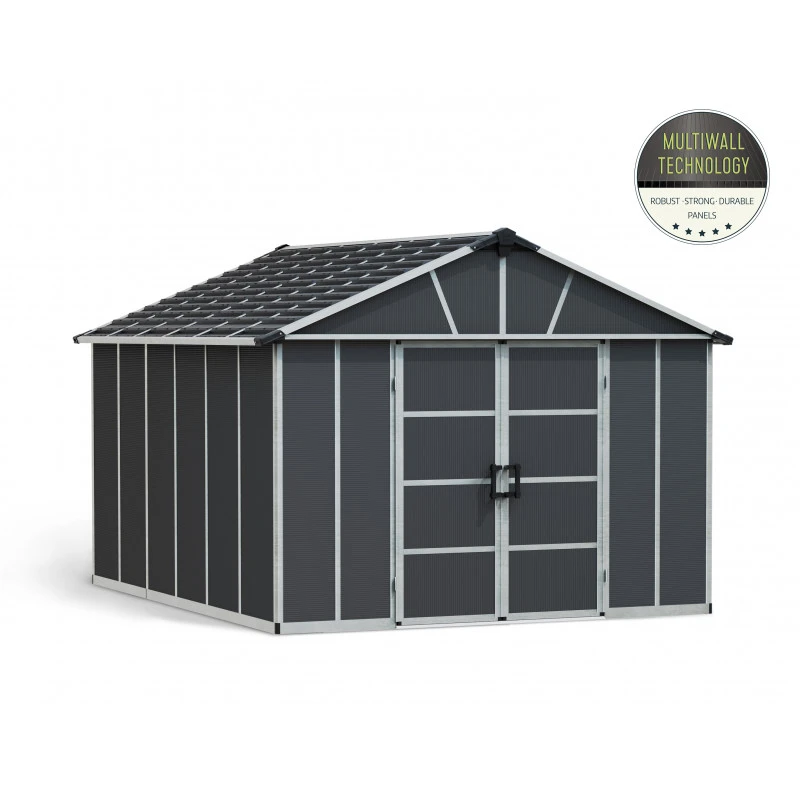 Abri De Jardin En Polycarbonate 11,7m² Sans Plancher YUKON - Palram - Canopia – Image 2