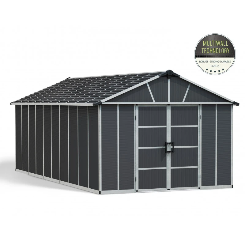 Abri De Jardin En Polycarbonate 21,3m² Sans Plancher YUKON - Palram - Canopia – Image 2
