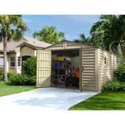 Abri De Jardin En PVC WoodStyle Premium 13,12m² Duramax