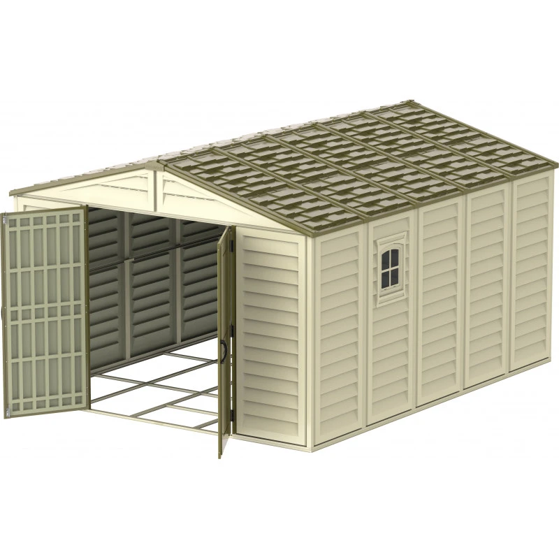 Abri De Jardin En PVC WoodStyle Premium 13,12m² Duramax – Image 4