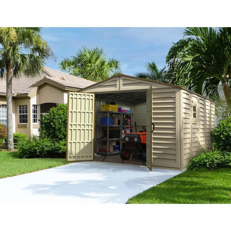 Abri De Jardin En PVC WoodStyle Premium 13,12m² Duramax