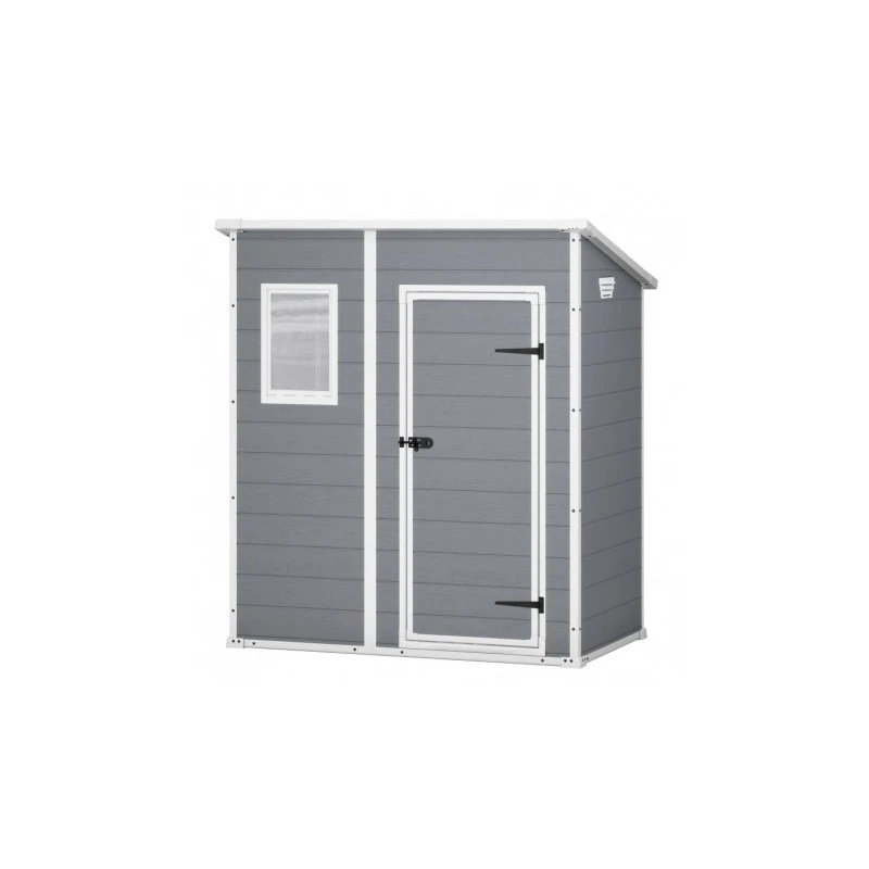 Abri De Jardin En Résine 2,06m² Monopente + Plancher Gris Keter – Image 3