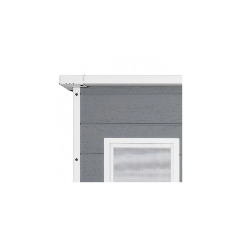 Abri De Jardin En Résine 2,06m² Monopente + Plancher Gris Keter – Image 6