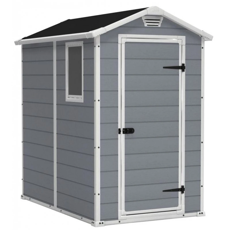 Abri De Jardin En Résine 2,5m² Premium 46 S Gris Clair + Plancher - Keter – Image 3