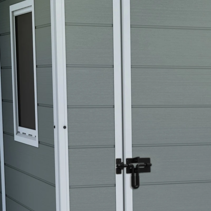 Abri De Jardin En Résine 2,5m² Premium 46 S Gris Clair + Plancher - Keter – Image 6