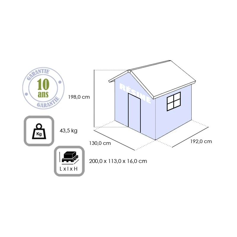 Abri De Jardin En Résine 2,5m² Premium 46 S + Plancher - Keter – Image 5