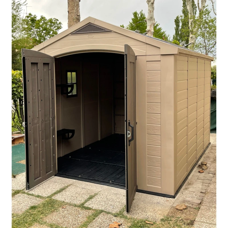 Abri De Jardin En Résine Sydney 8,5m² + Plancher Keter – Image 3