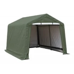 Abri De Jardin En Toile Renforcée Verte Toit 2 Pentes 13,30m² HABRITA