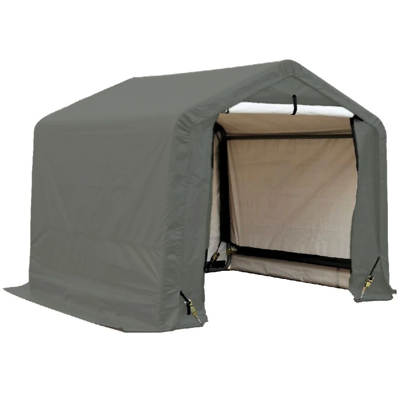 Abri De Jardin En Toile Renforcée Verte Toit 2 Pentes 3,35m² HABRITA – Image 3