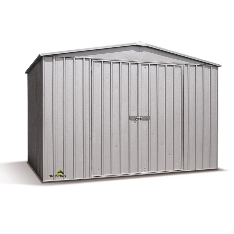 Abri De Jardin En Métal 6,5m² Silver Grey Fraser - ABSCO