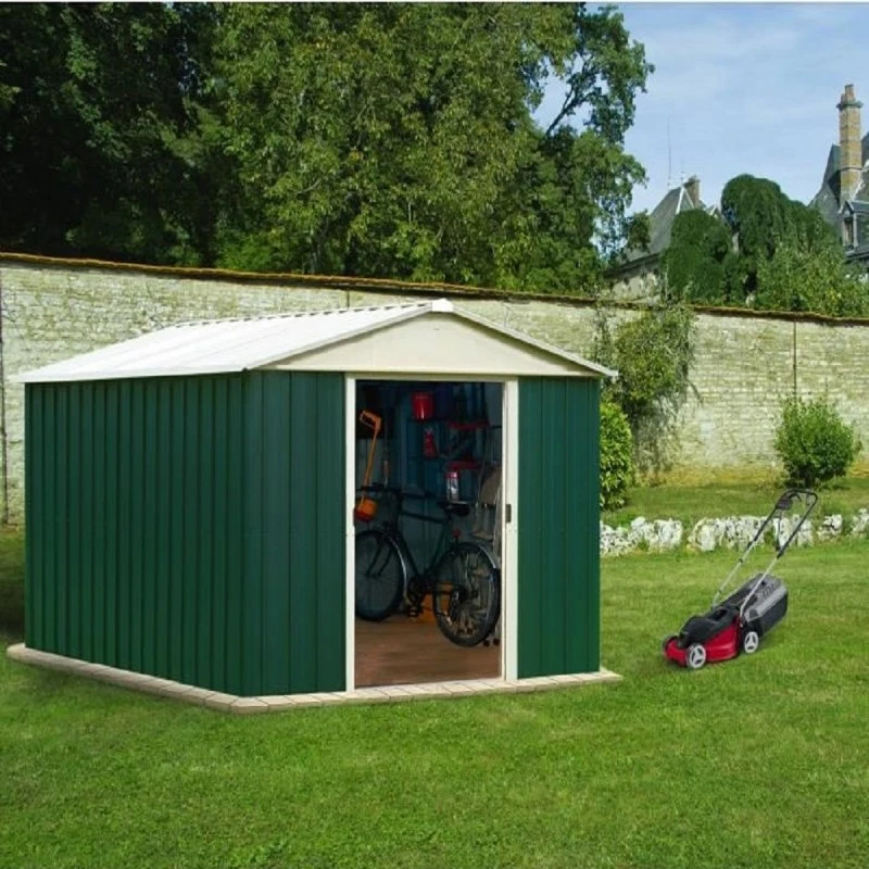 Abri De Jardin Métal Vert 12m² + Kit D'ancrage Inclus - YARDMASTER – Image 2