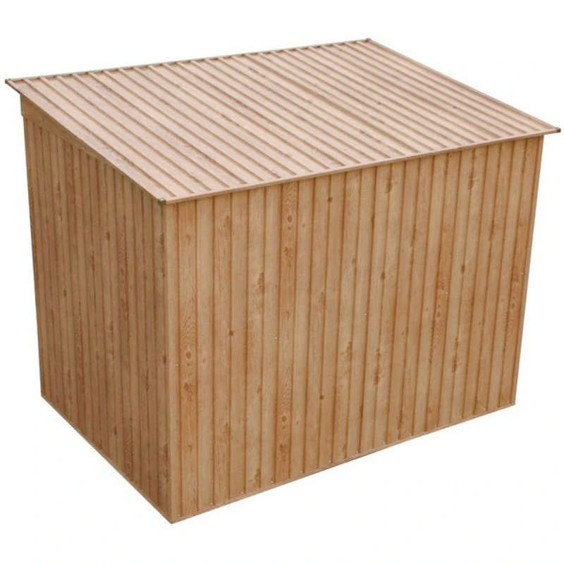 Abri Monopente En Métal Imitation Bois Skylight 4,84m² - DURAMAX + Kit D'ancrage – Image 2