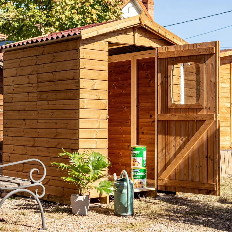 Abri Therma 3,24m² En Bois Thermo Traité Avec Plancher - HABRITA – Image 6