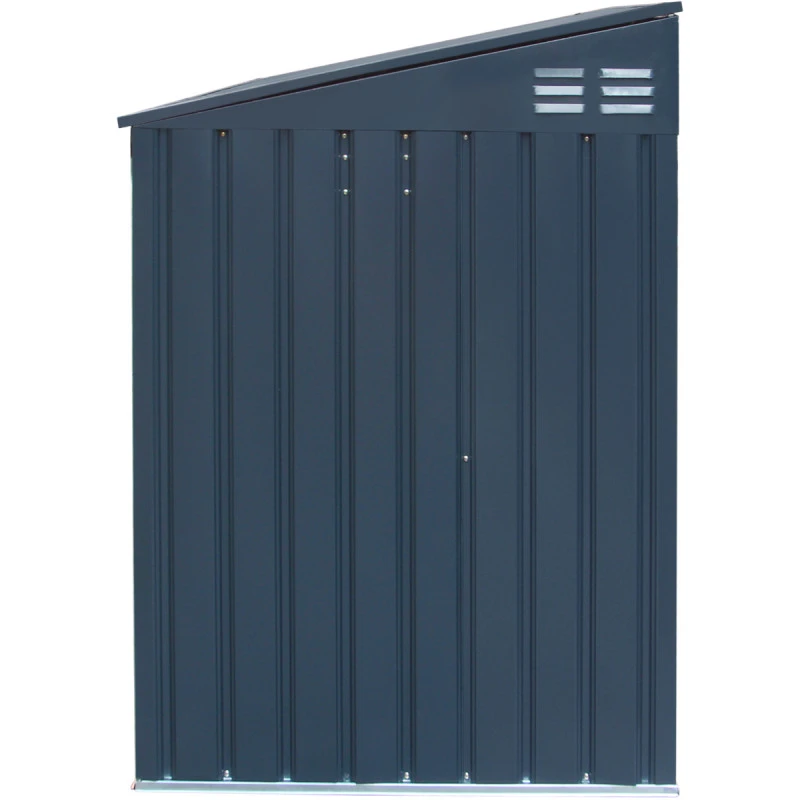 Cache-poubelle Triple 235x100x131cm En Acier Pour Conteneurs 240L – Westmann – Image 4