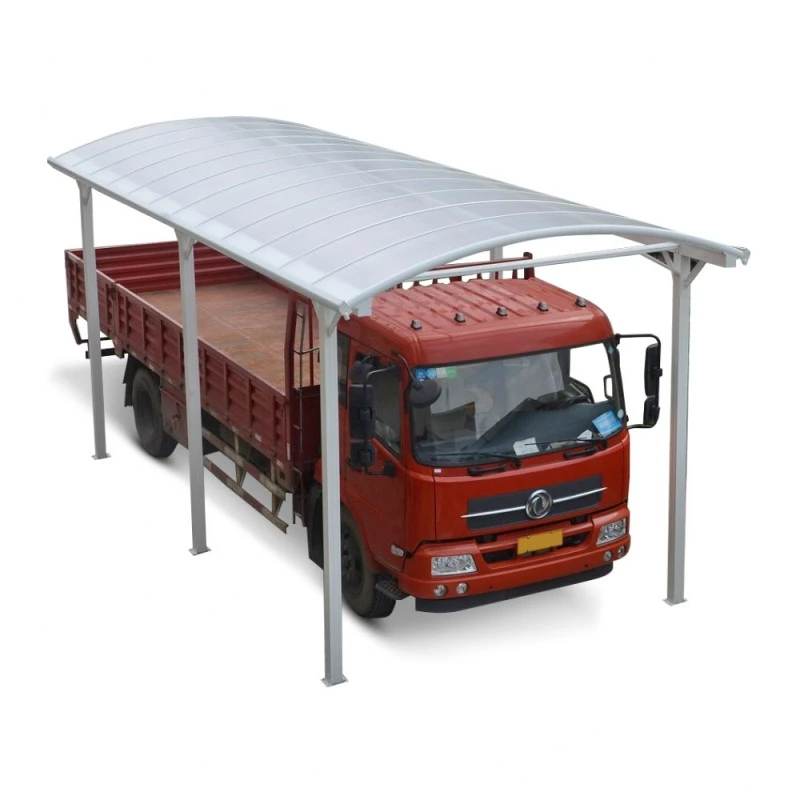 Carport Camping Car Blanc En Aluminium 3,60x7,62m Et Polycarbonate 6mm X-METAL – Image 3