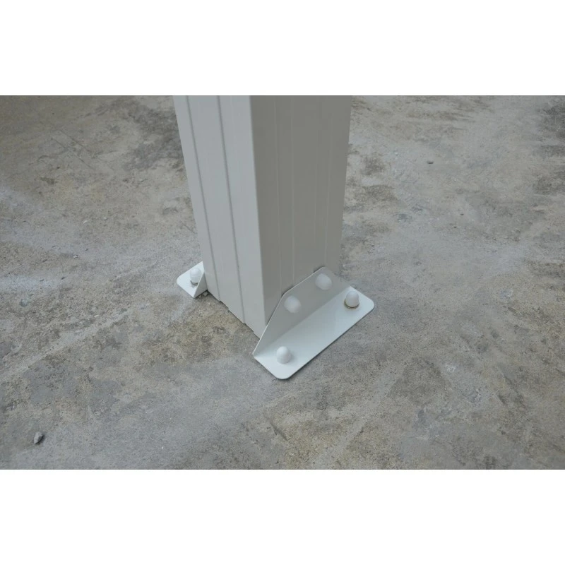 Carport Camping Car Blanc En Aluminium 3,60x7,62m Et Polycarbonate 6mm X-METAL – Image 6