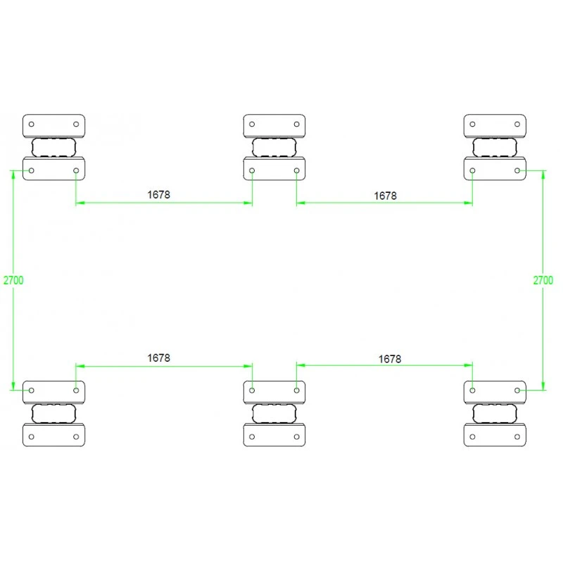 Carport En Aluminium Blanc 3x5,05m Et Polycarbonate 6mm X-METAL – Image 4