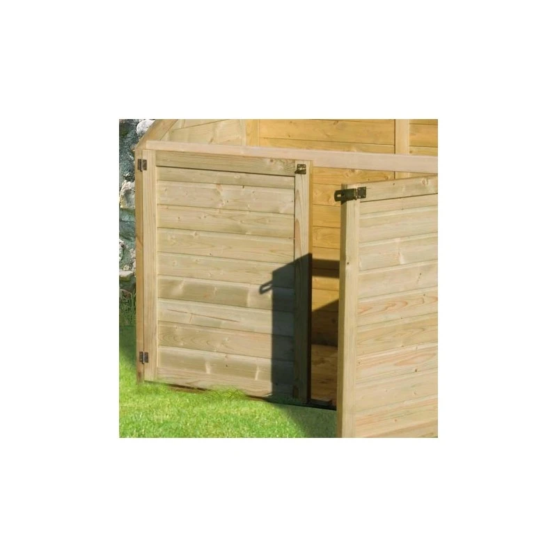 Coffre De Jardin En Bois Traité Autoclave 1200L - Chalet Et Jardin – Image 5