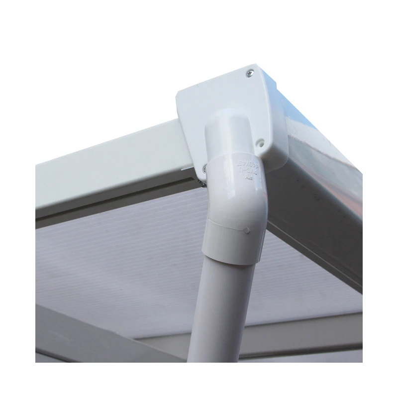 Descentes De Gouttières Blanches Pour Toit De Terrasse X-METAL – Image 2