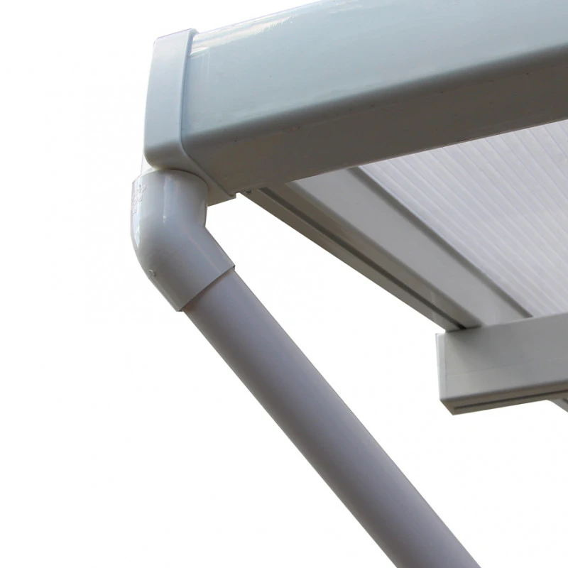 Descentes De Gouttières Blanches Pour Toit De Terrasse X-METAL – Image 3