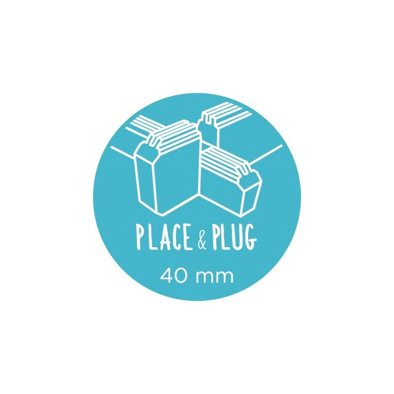 Garage Toit Plat 19,26m² Avec Porte Sectionnelle Motorisée Madriers 40mm SOLID – Image 3